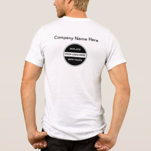 Business Logo Work Shirten voor het personeel Tri-Blend Shirt