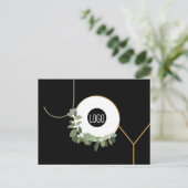 Business Logo Wreath Prettige feestdagen Modern Jo (Staand voorkant)