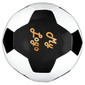 Business logo zwart voetbal (Gedraaid)