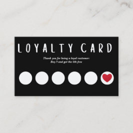 Business Loyalty Kaart. De tekst bewerken Visitekaartje