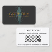 Business Loyalty-kaart Visitekaartje (Voorkant / Achterkant)