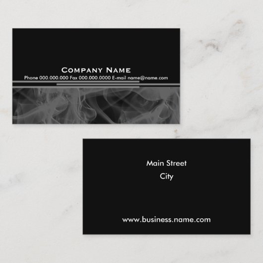 business_m_s visitekaartje (Voorkant / Achterkant)