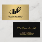 Business | makelaar in onroerend goed visitekaartje (Voorkant / Achterkant)