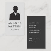Business man Suit en Stropdas Afsprakenkaartje (Voorkant / Achterkant)