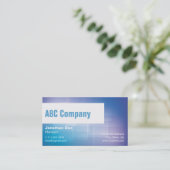 Business Manager Personal Kaart Visitekaartje (Staand voorkant)