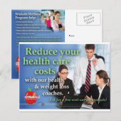 Business Marketing Briefkaart (Voorkant / Achterkant)