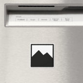 Business Merchandise Square Magnet (Insitu (Vaatwasser))