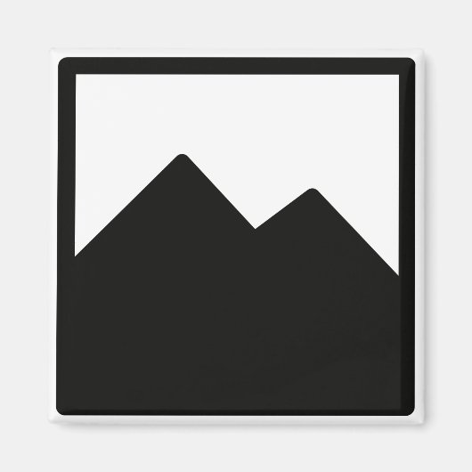 Business Merchandise Square Magnet (Voorkant)