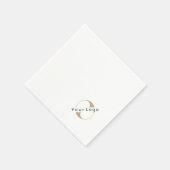 Business Modern Logo Clean Minimal Company White Servet (Hoek)