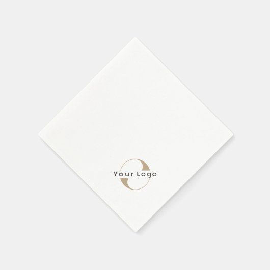 Business Modern Logo Clean Minimal Company White Servet (Hoek)