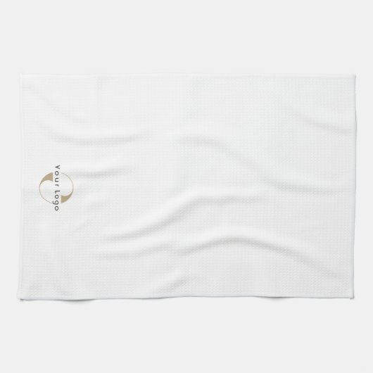 Business Modern Logo Clean Minimal Company White Theedoek (Horizontaal)