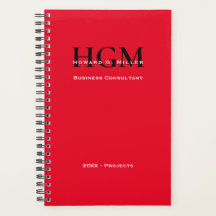 Business Moderne Simple Monogram Logo Red Black