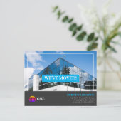 Business Moving Aankondiging Briefkaart (Staand voorkant)