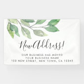 Business Moving Aankondiging Spandoek (Horizontaal)