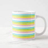 Business Multicolor Stripe Tea Grote Koffiekop (Rechts)