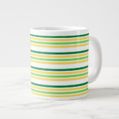 Business Multicolor Stripe Tea Grote Koffiekop (Voorkant rechts)