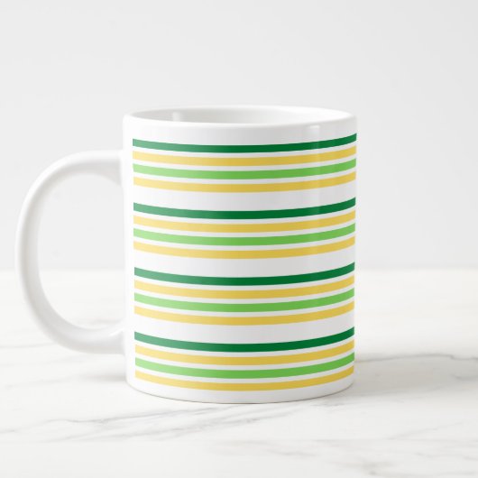 Business Multicolor Stripe Tea Grote Koffiekop (Links)