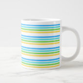 Business Multicolor Stripe Tea Grote Koffiekop (Rechts)