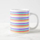 Business Multicolor Stripe Tea Grote Koffiekop (Rechts)