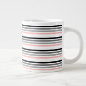 Business Multicolor Stripe Tea Grote Koffiekop (Rechts)
