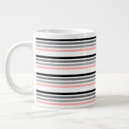 Business Multicolor Stripe Tea Grote Koffiekop