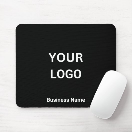 Business Name and Logo Black Muismat (Met muis)
