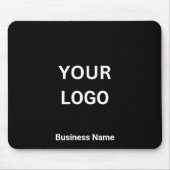 Business Name and Logo Black Muismat (Voorkant)