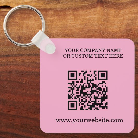 Business name and Logo Keychain (Voorkant)