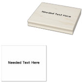 Business Name Needed Info Mail Supplies 4 Rubberstempel (Gestempeld)