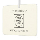 Business Name QR Code Contact Info Custom Luchtverfrisser (Links)