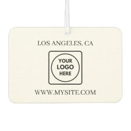 Business Name QR Code Contact Info Custom Luchtverfrisser