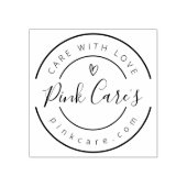 Business Name, Slogan and Website Rubberstempel (Afrduk)