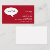 Business Networking Clever Visitekaartje (Voorkant / Achterkant)