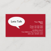 Business Networking Clever Visitekaartje (Voorkant)