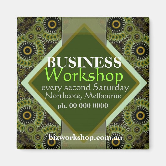 Business Networking Promo Magnet (Voorkant)