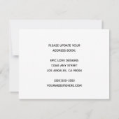 Business New Address Moving Announance Aankondiging (Achterkant)