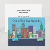 Business New Address Moving Announance Aankondiging (Voorkant / Achterkant)