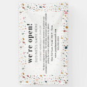 Business Open Feminine Terrazzo Spandoek (Verticaal)