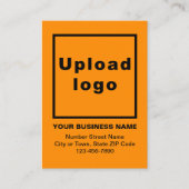 Business Oranje Enclosure Kaart (Voorkant)