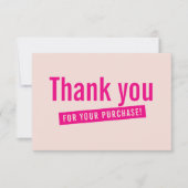 BUSINESS ORDER INSERING modern bedankt voor je hel (Voorkant)