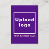 Business Paars Enclosure Kaart (Achterkant)