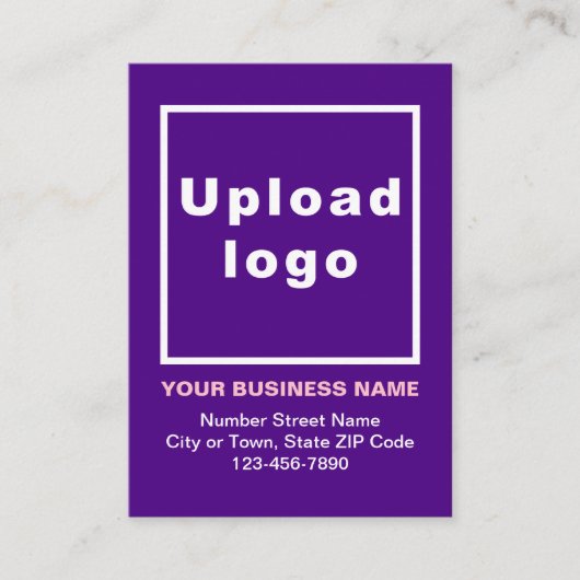 Business Paars Enclosure Kaart (Voorkant)