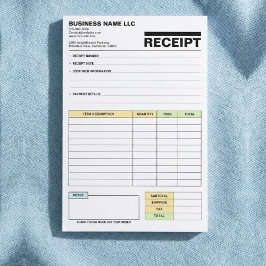 (Business Pad) Payment Sales Invoice Receipt Book Post-it® Notes