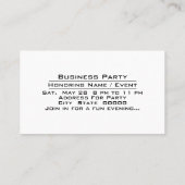 Business Party Celebration Aankondiging (Achterkant)