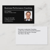 Business Performance Coach Visitekaartje (Voorkant / Achterkant)