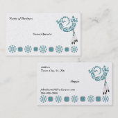 Business/Personal Native American Design Card Visitekaartje (Voorkant / Achterkant)