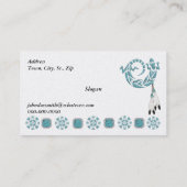Business/Personal Native American Design Card Visitekaartje (Achterkant)