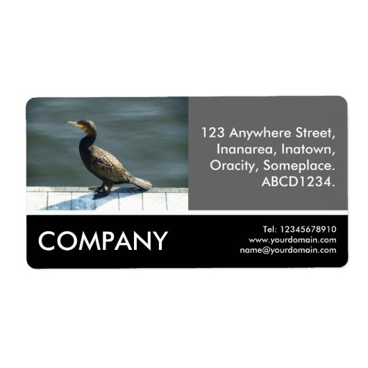 Business Photo - Cormorant Etiket (Voorkant)