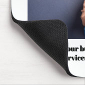 Business Photo Simple Computer Custom Muismat (Hoek)