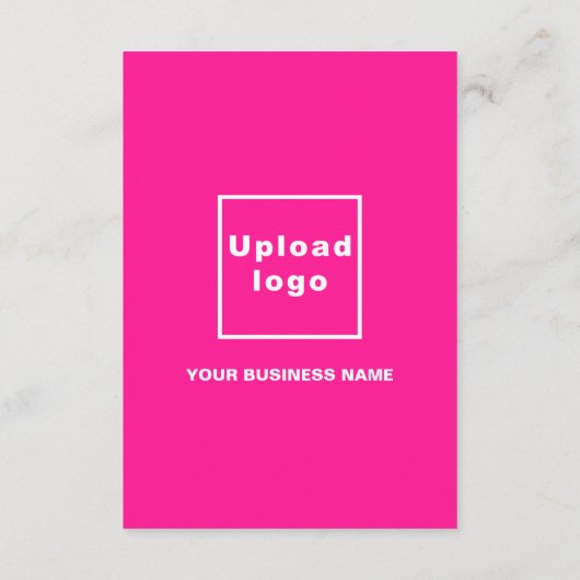 Business Pink Cadeaubon Informatiekaartje (Achterkant)